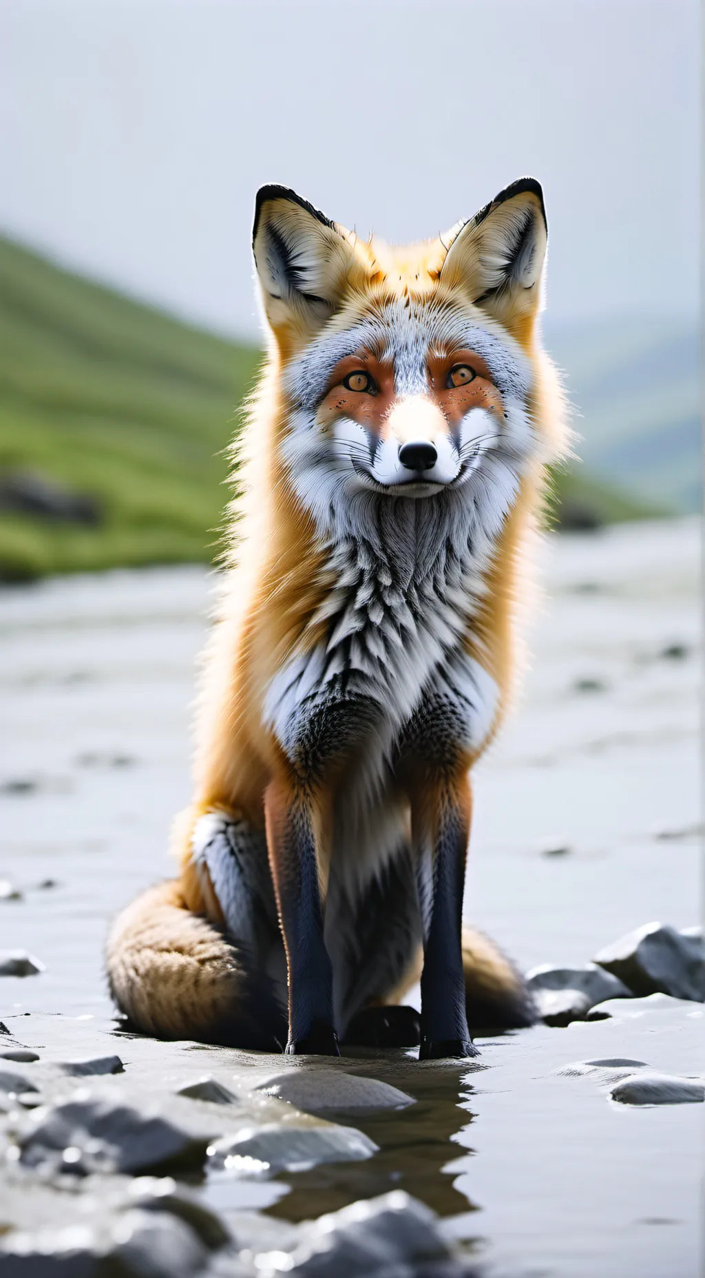 ai character: Adventure Fox background