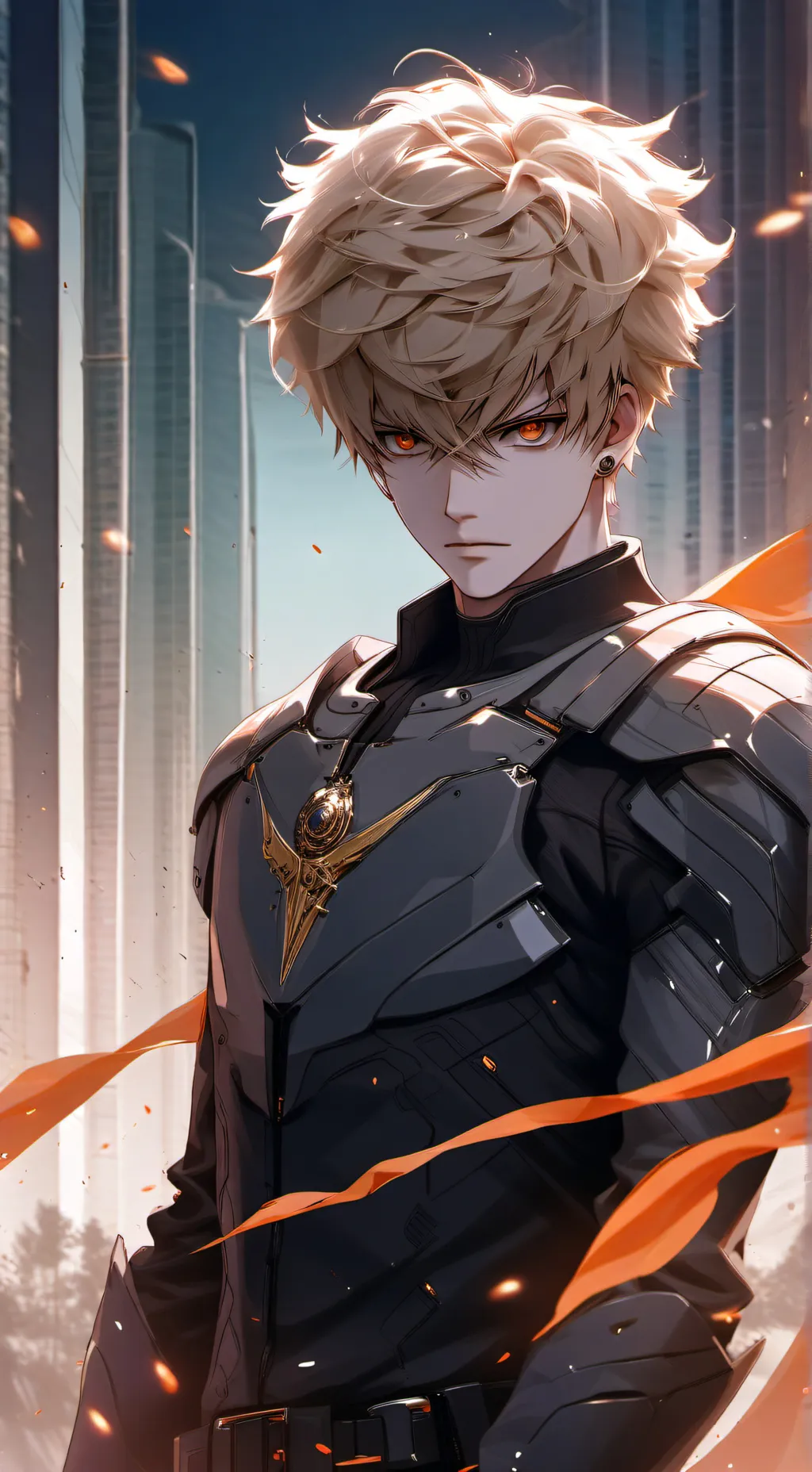 ai character: genos  background