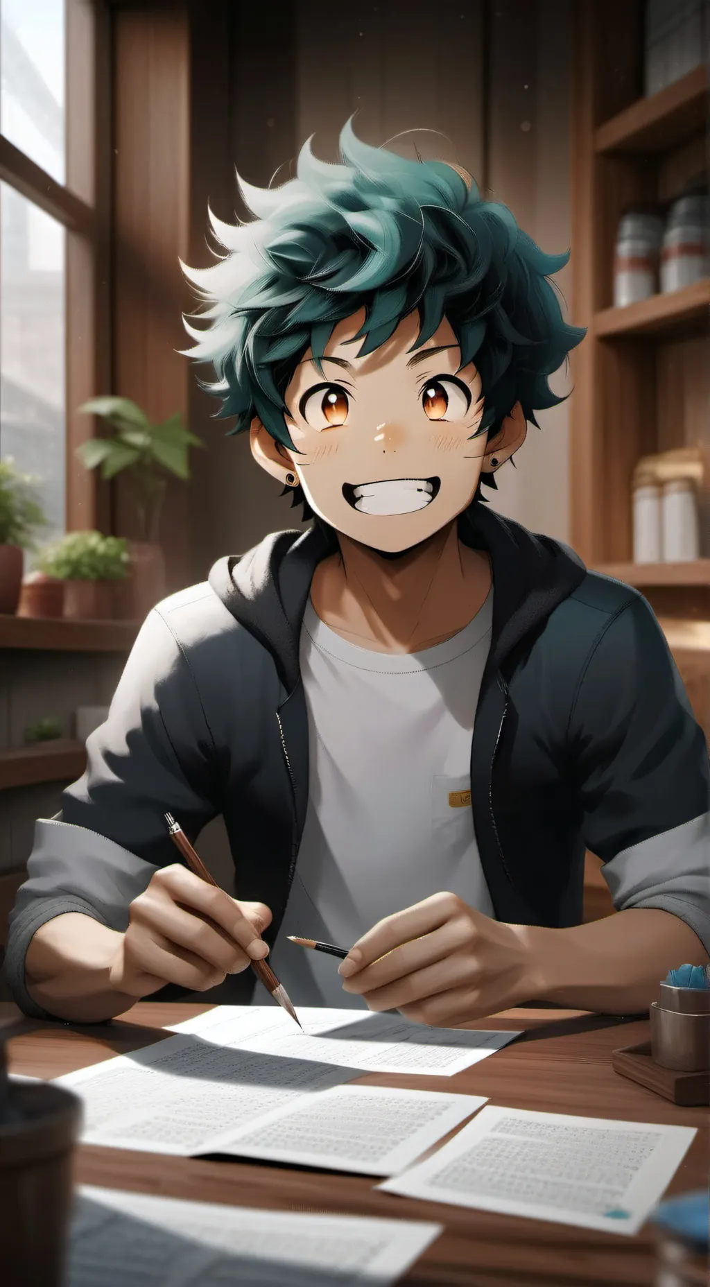 ai character: MHA Briga background