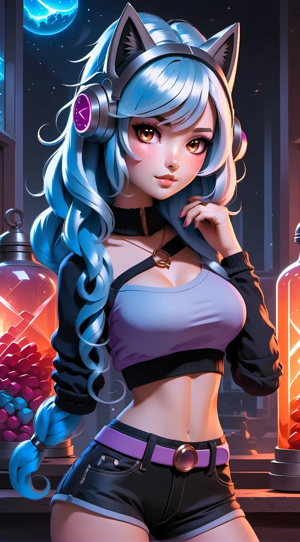 ai character: Izzy background