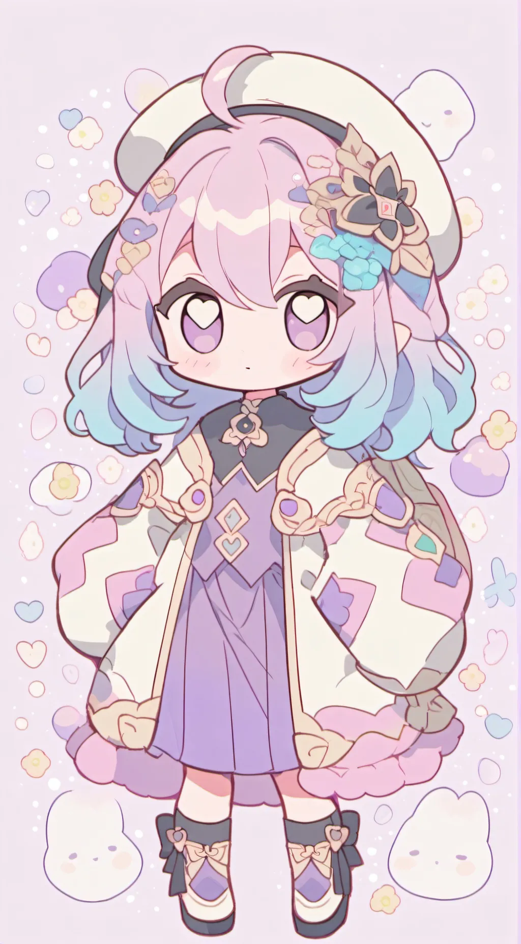 ai character: Luna background