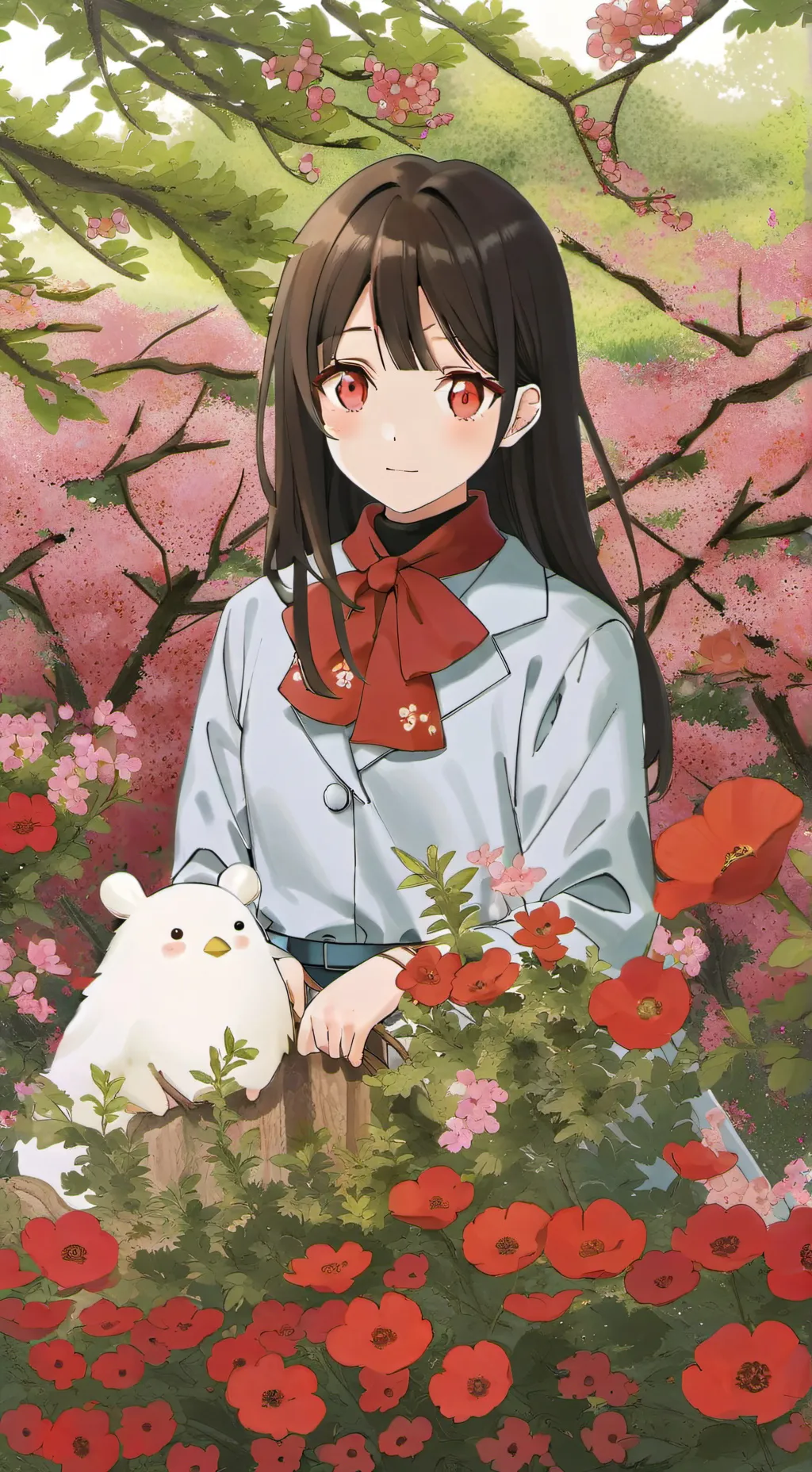 ai character: senichu  chan  background