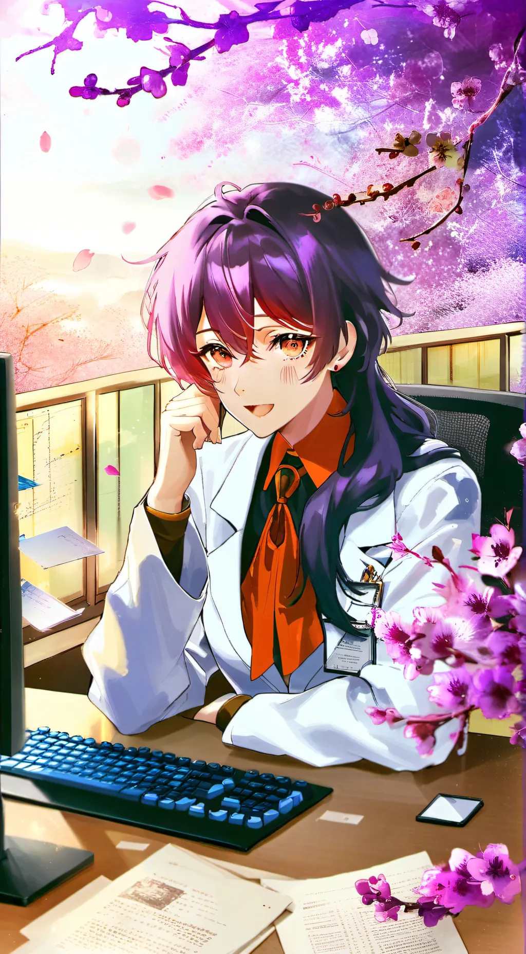 ai character: Akiko background