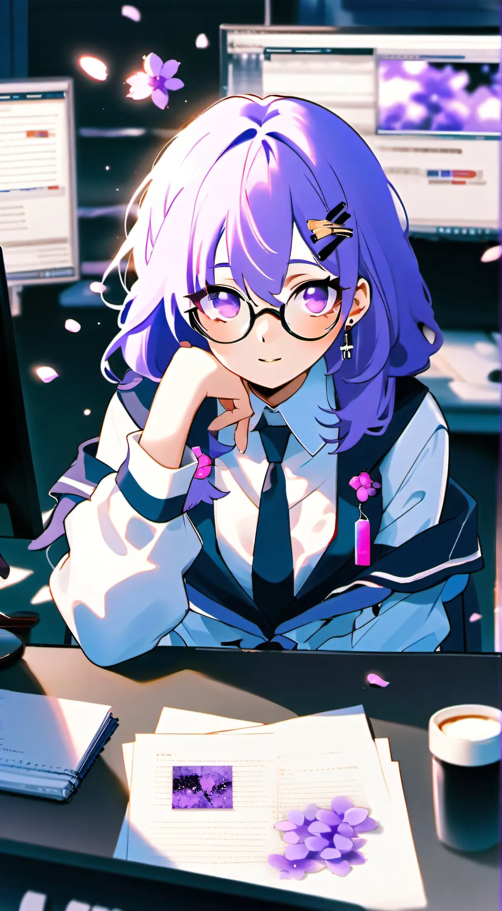 ai character: Mika background