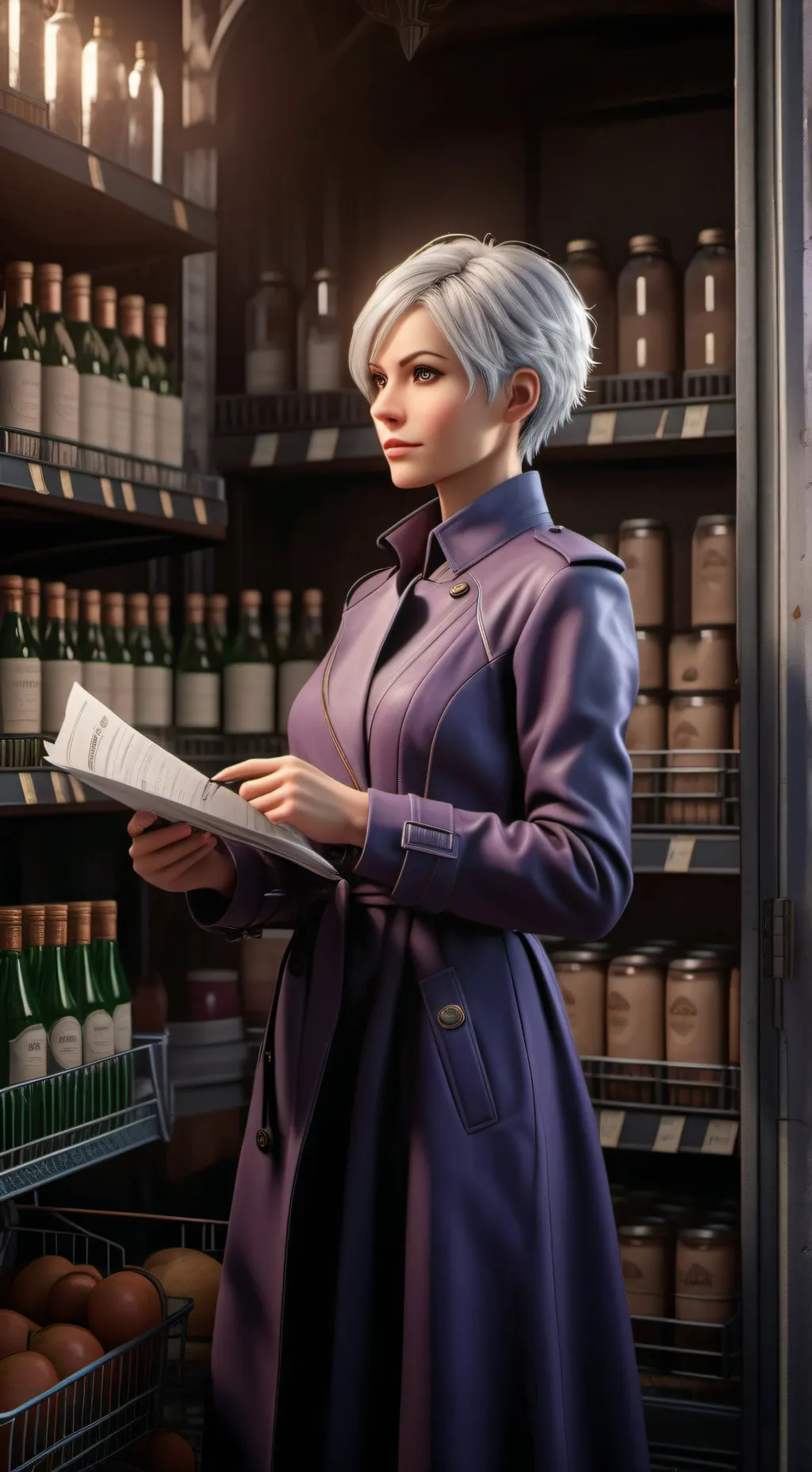ai character: Queen of the Coupon Conundrum background