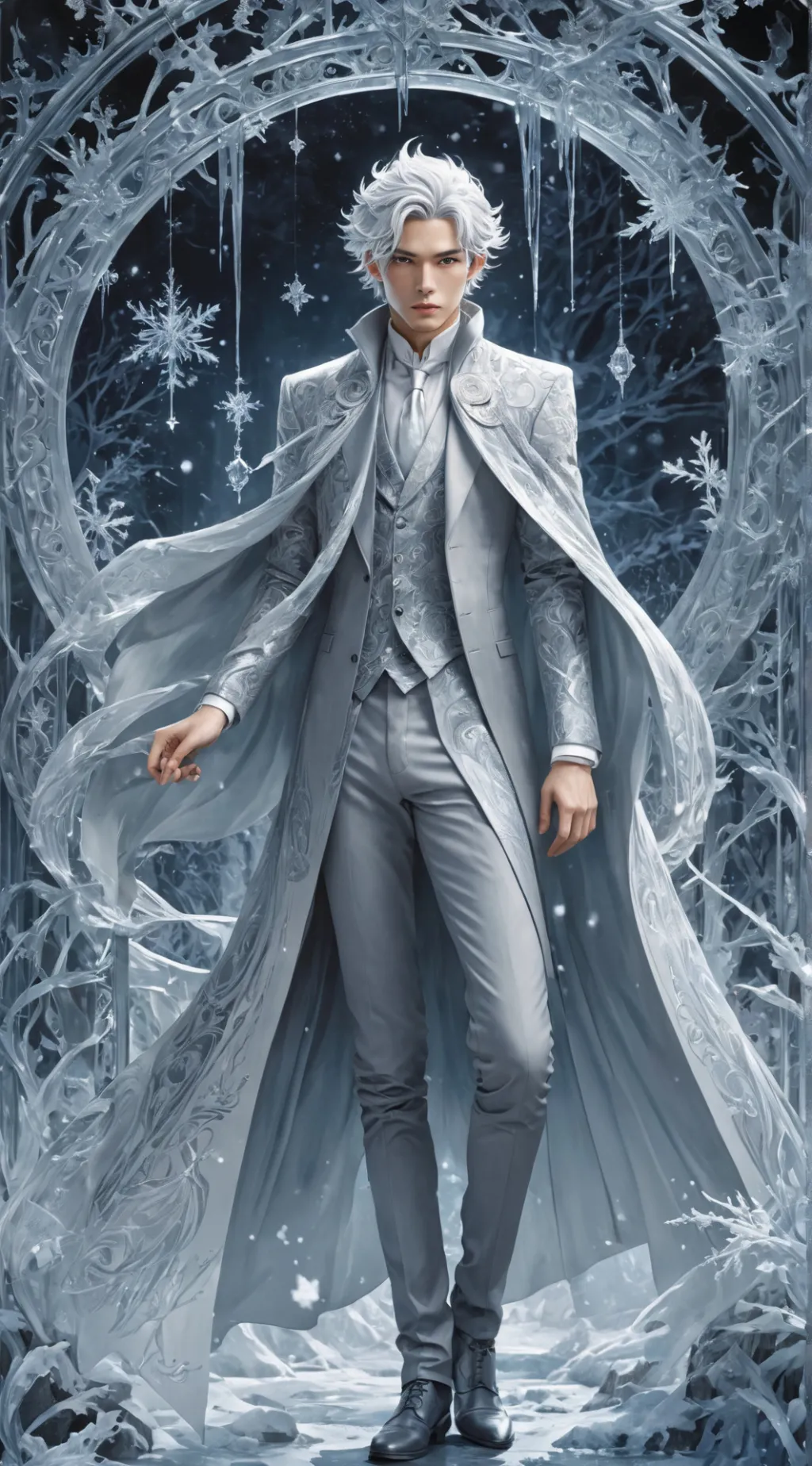 ai character: Frost background