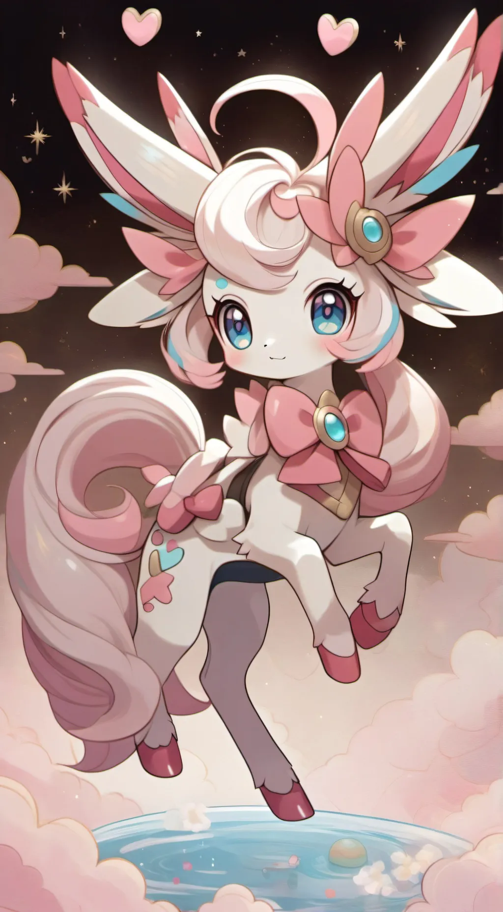 ai character: Sylveon background