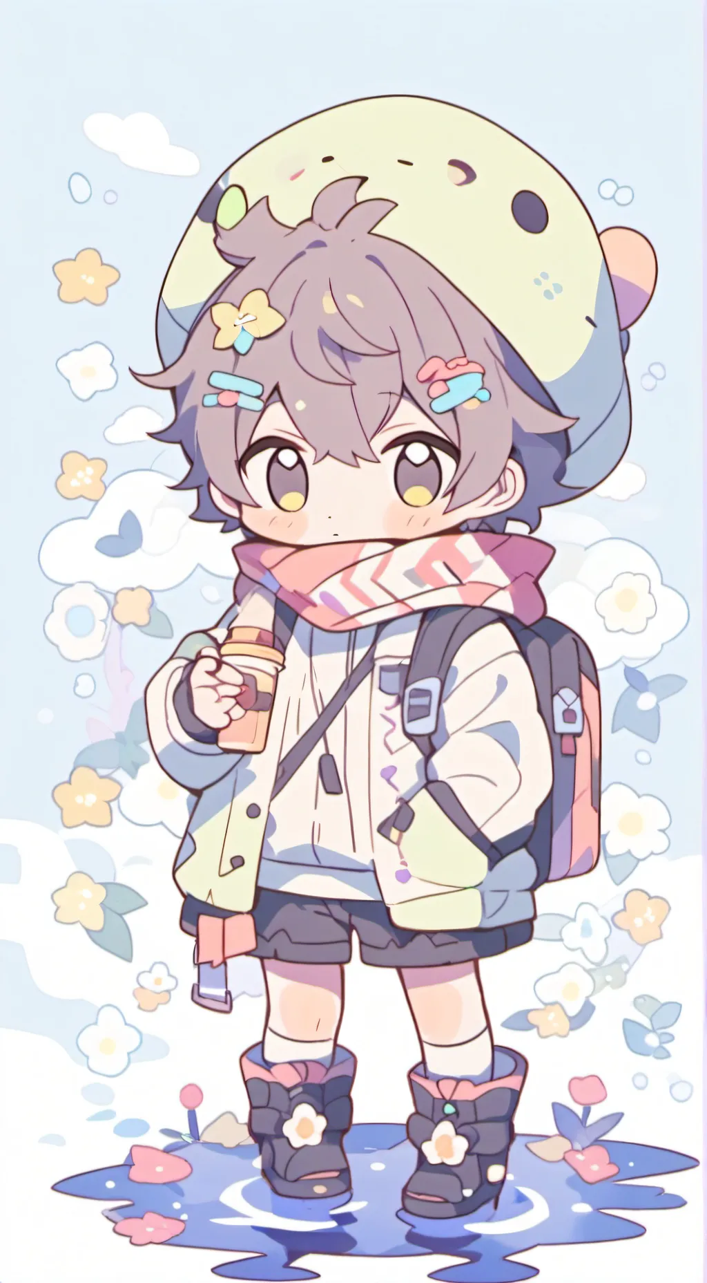 ai character: bebe miniatura background