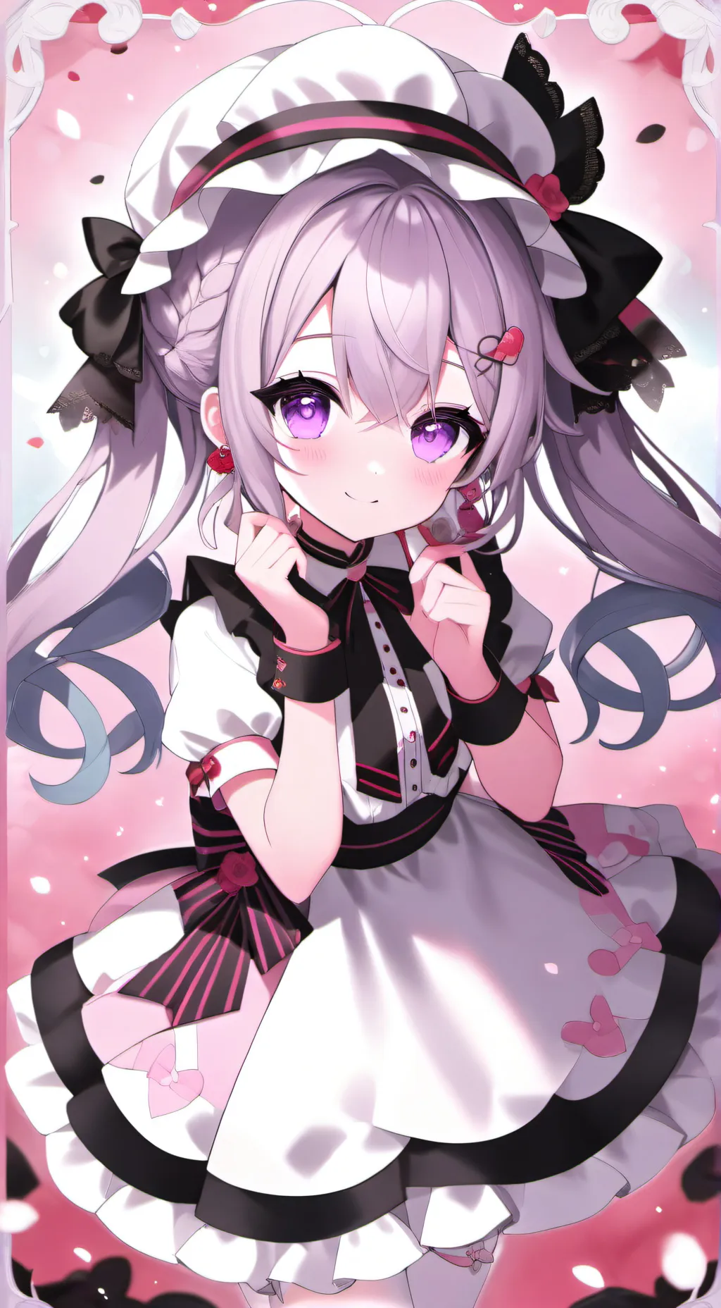 ai character: grupo de chicas  background