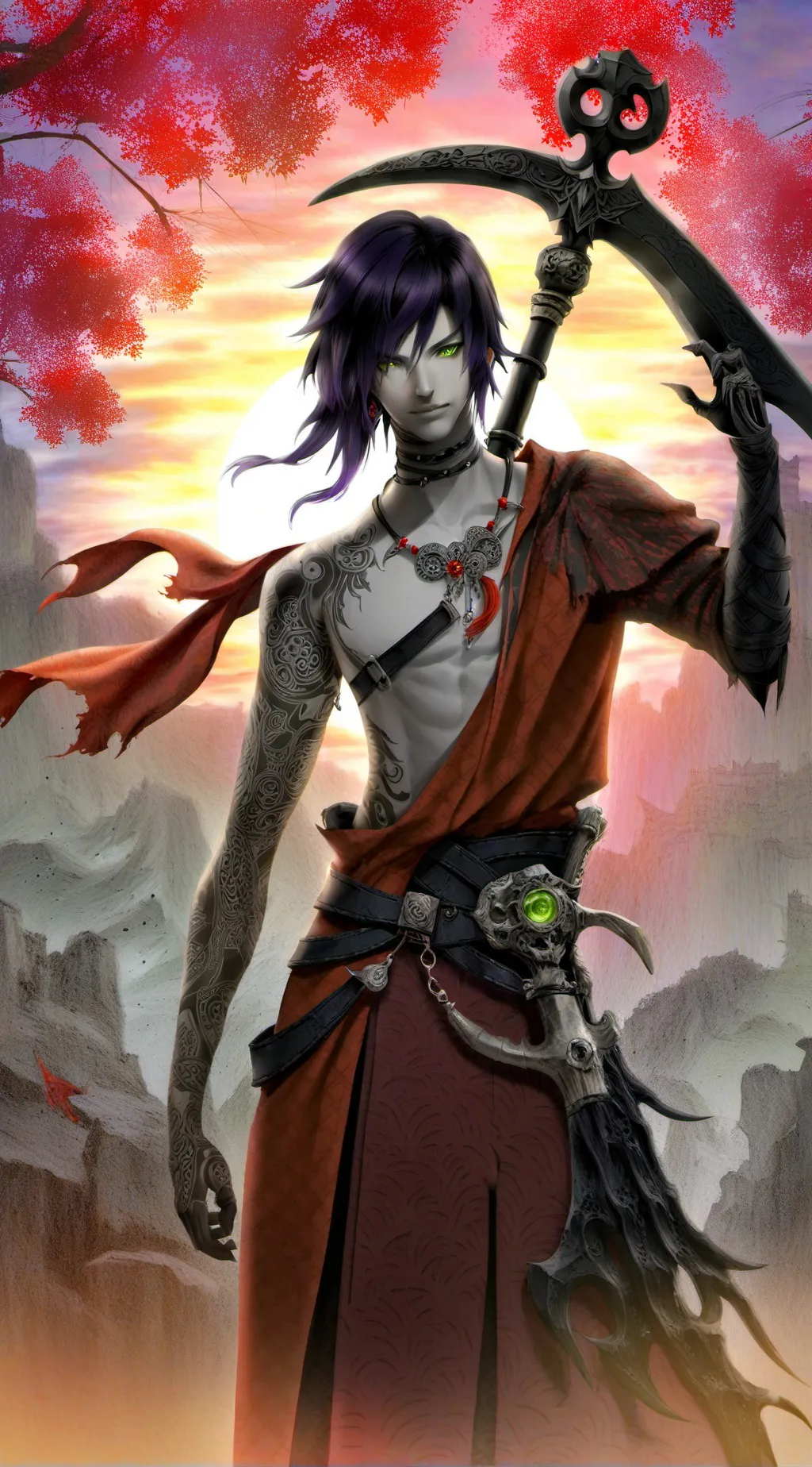 ai character: Ryo background