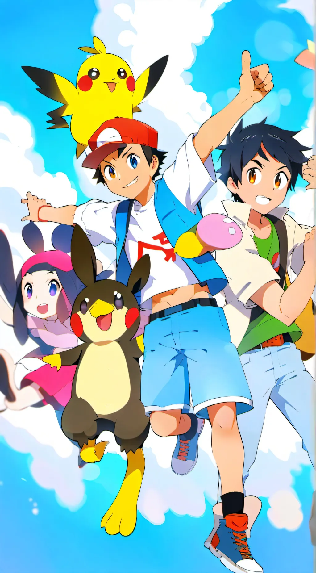 ai character: pokémon  background