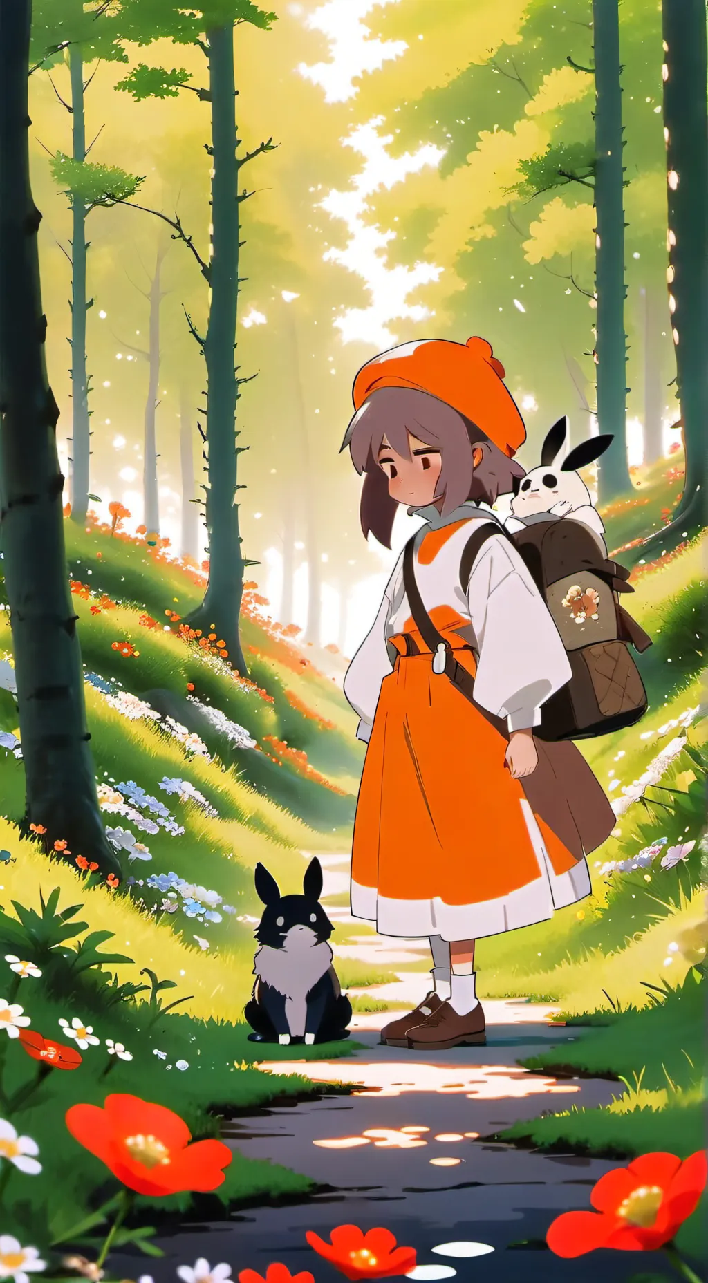 ai character: fpe garden background