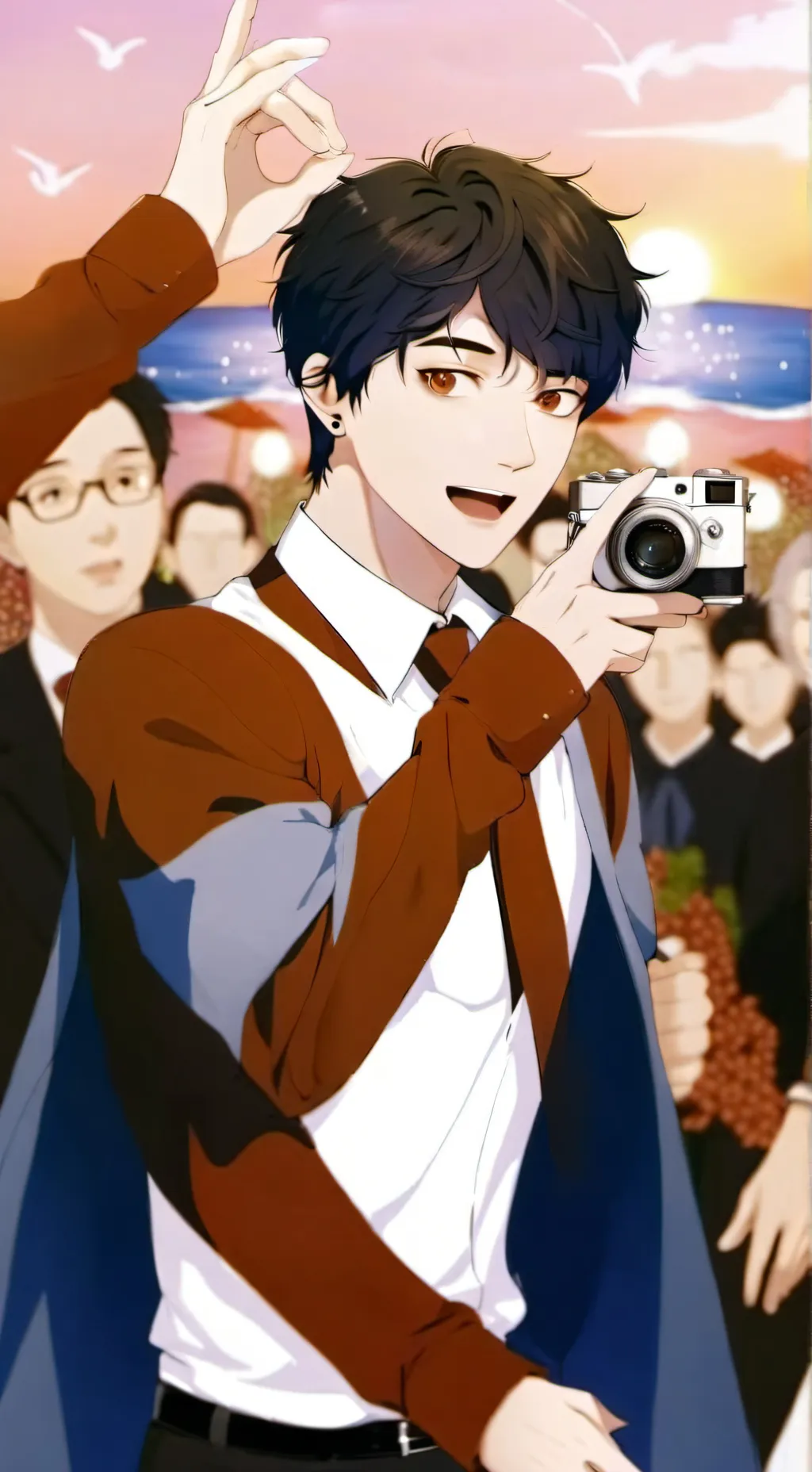 ai character: JJK curses  background