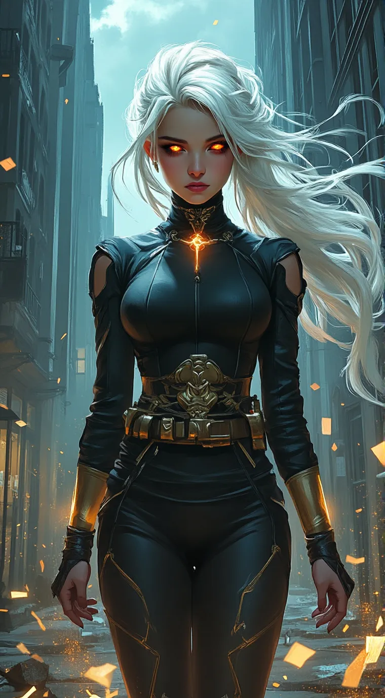 ai character: A Goddess of life background