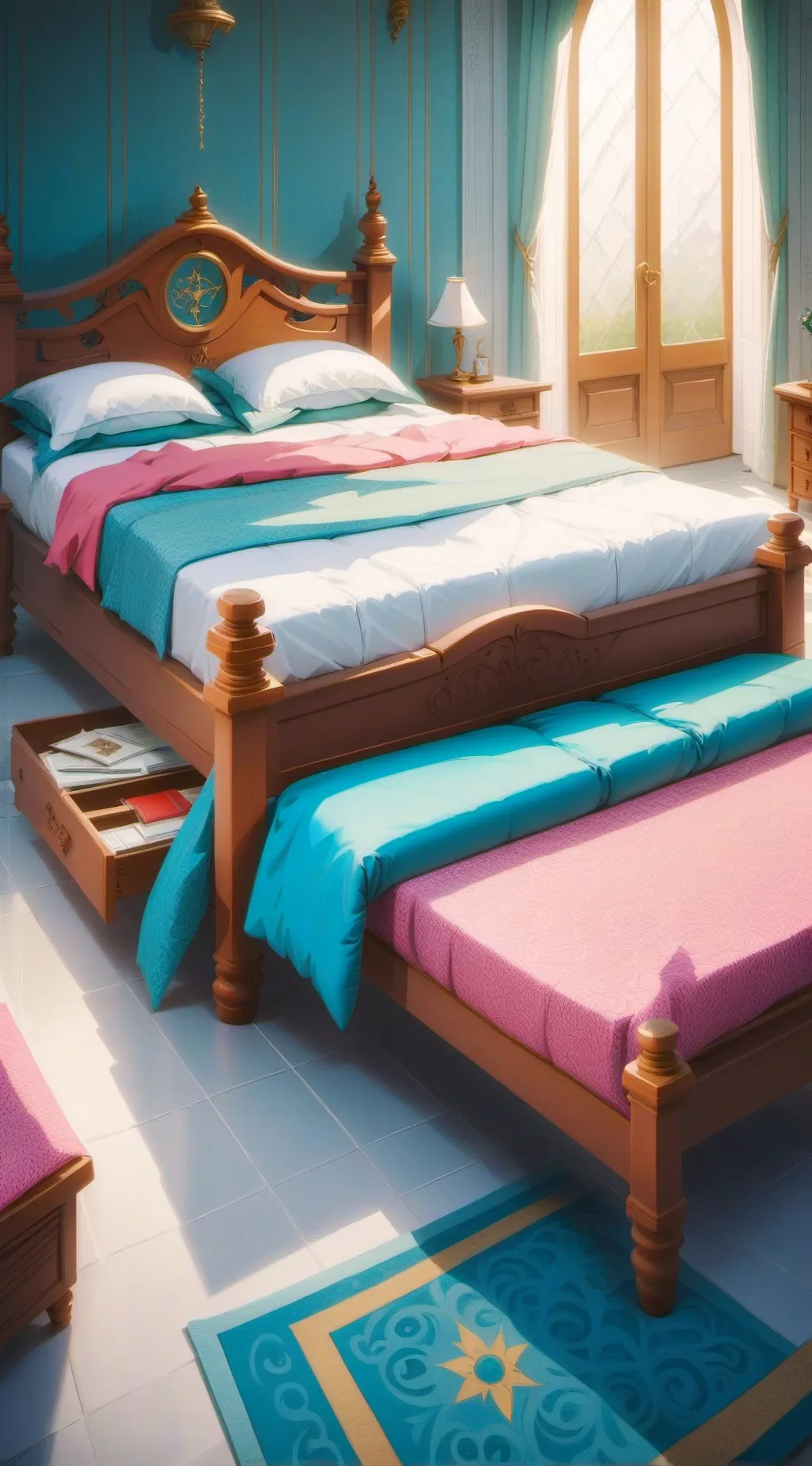 ai character: onepiece sleepover background