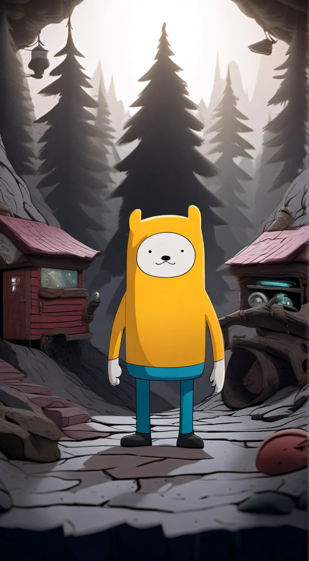 ai character: Adventure Time! background