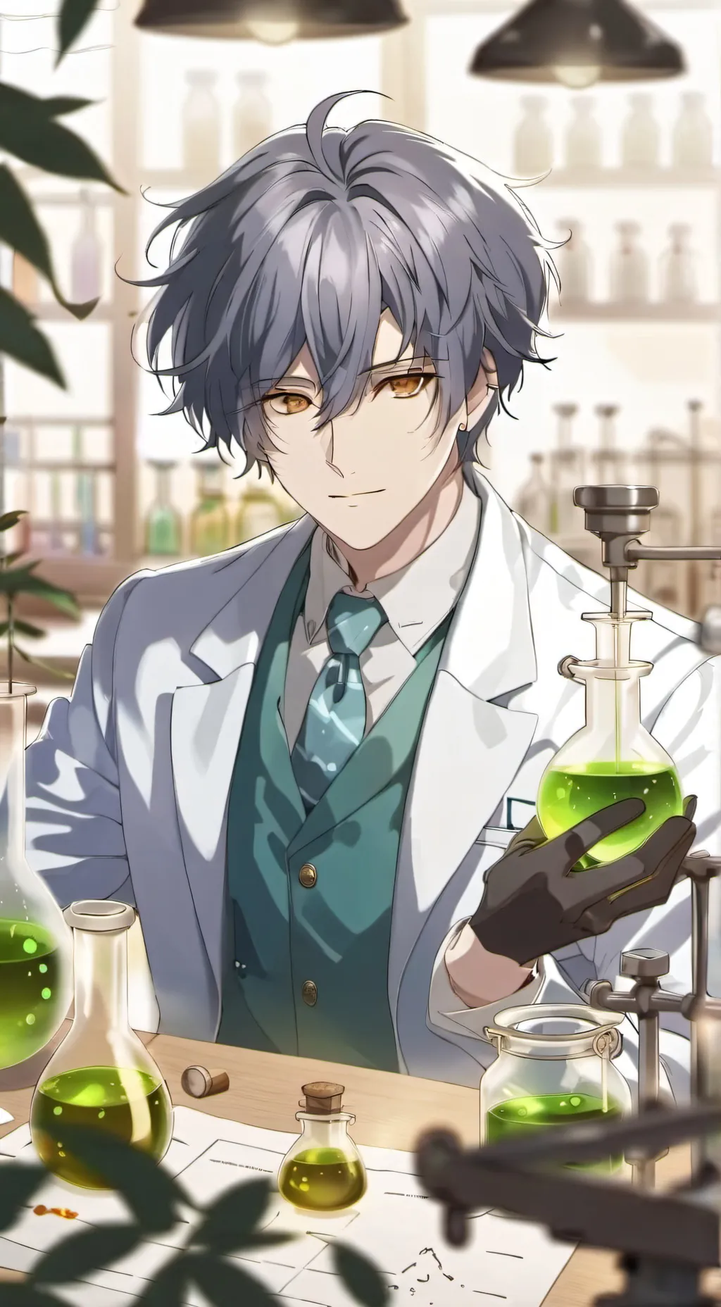 ai character: SCP Wissenschaft background