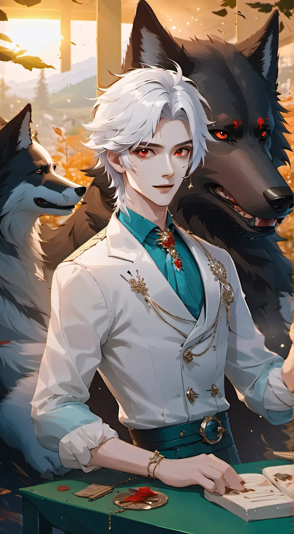 ai character: Aaron background