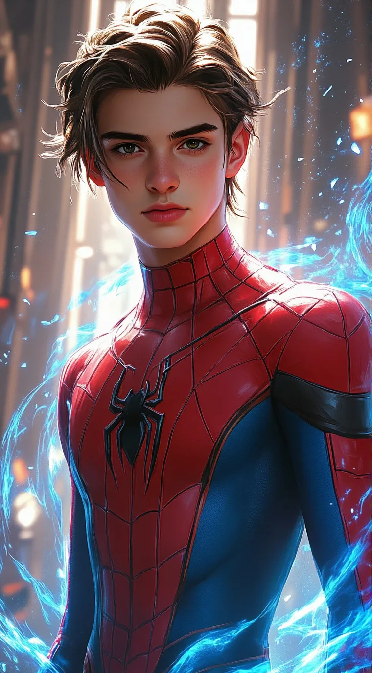 ai character: Spiderman (Peter) background