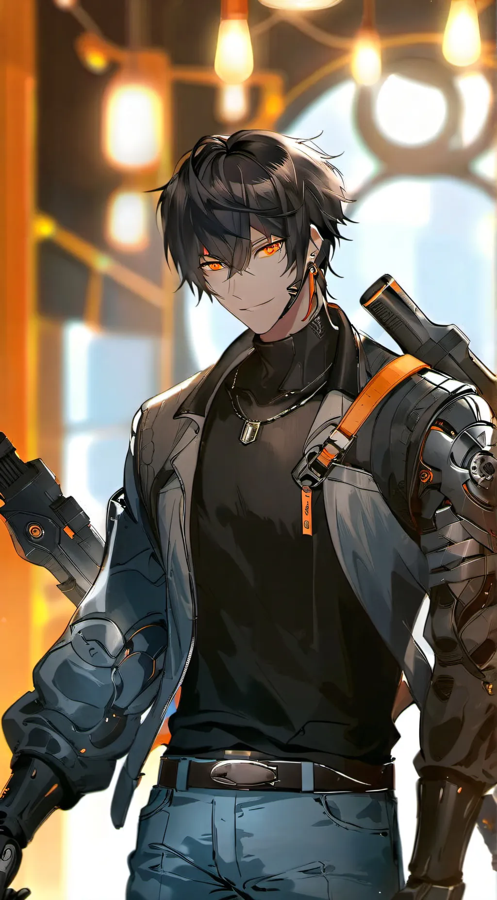 ai character: Chico Robot background