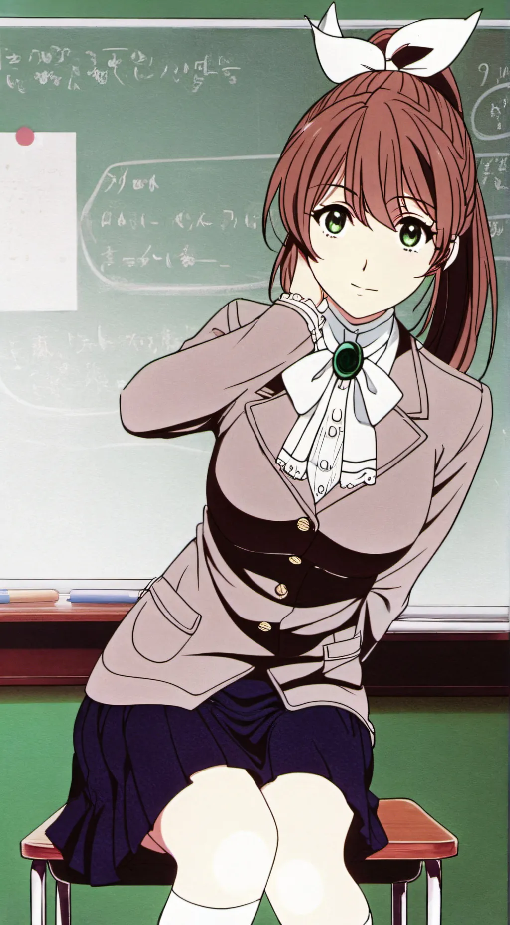 ai character: Monika background