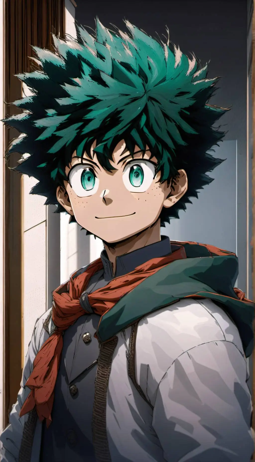 ai character: Izuku Midoriya  background