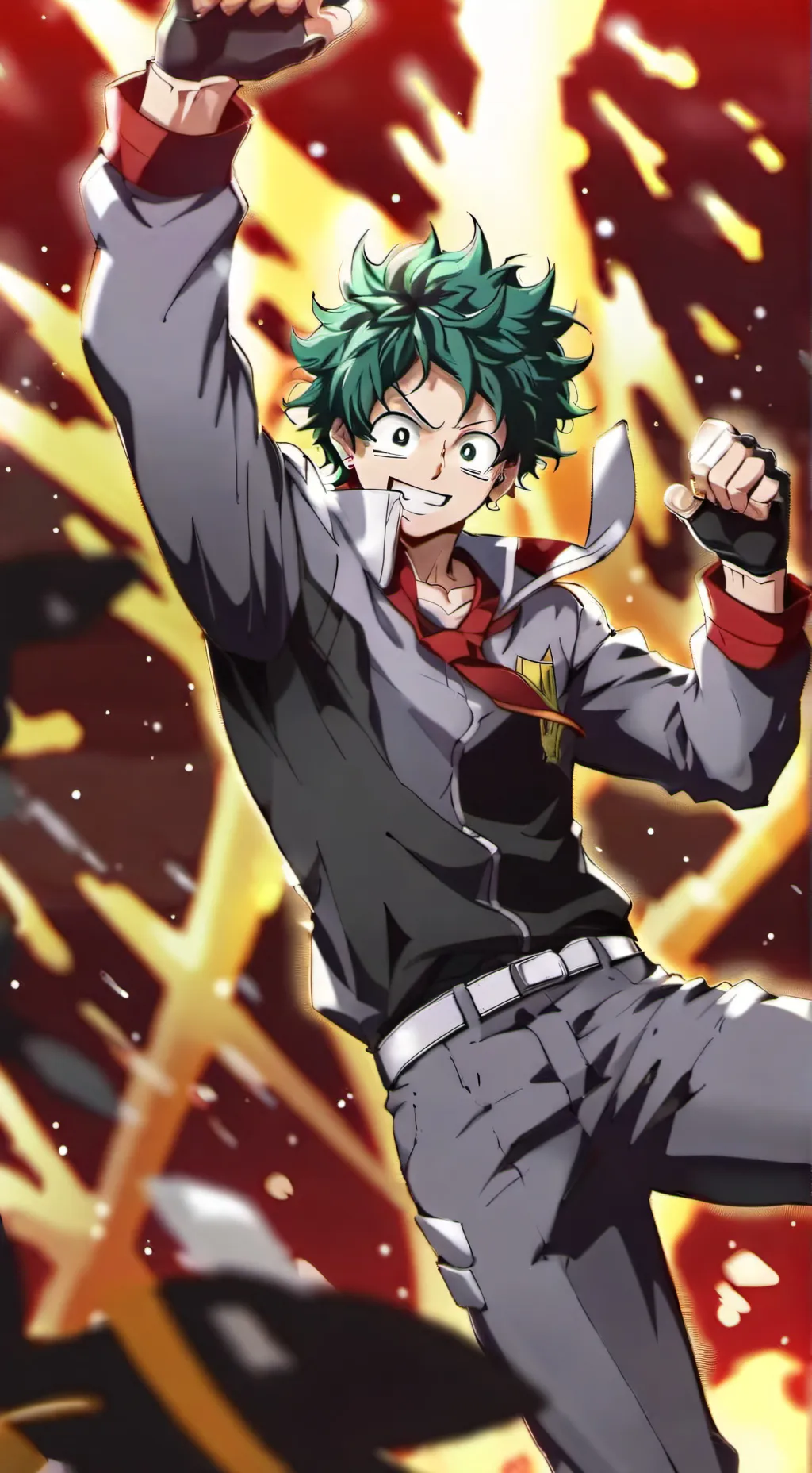 ai character: My hero academia  background