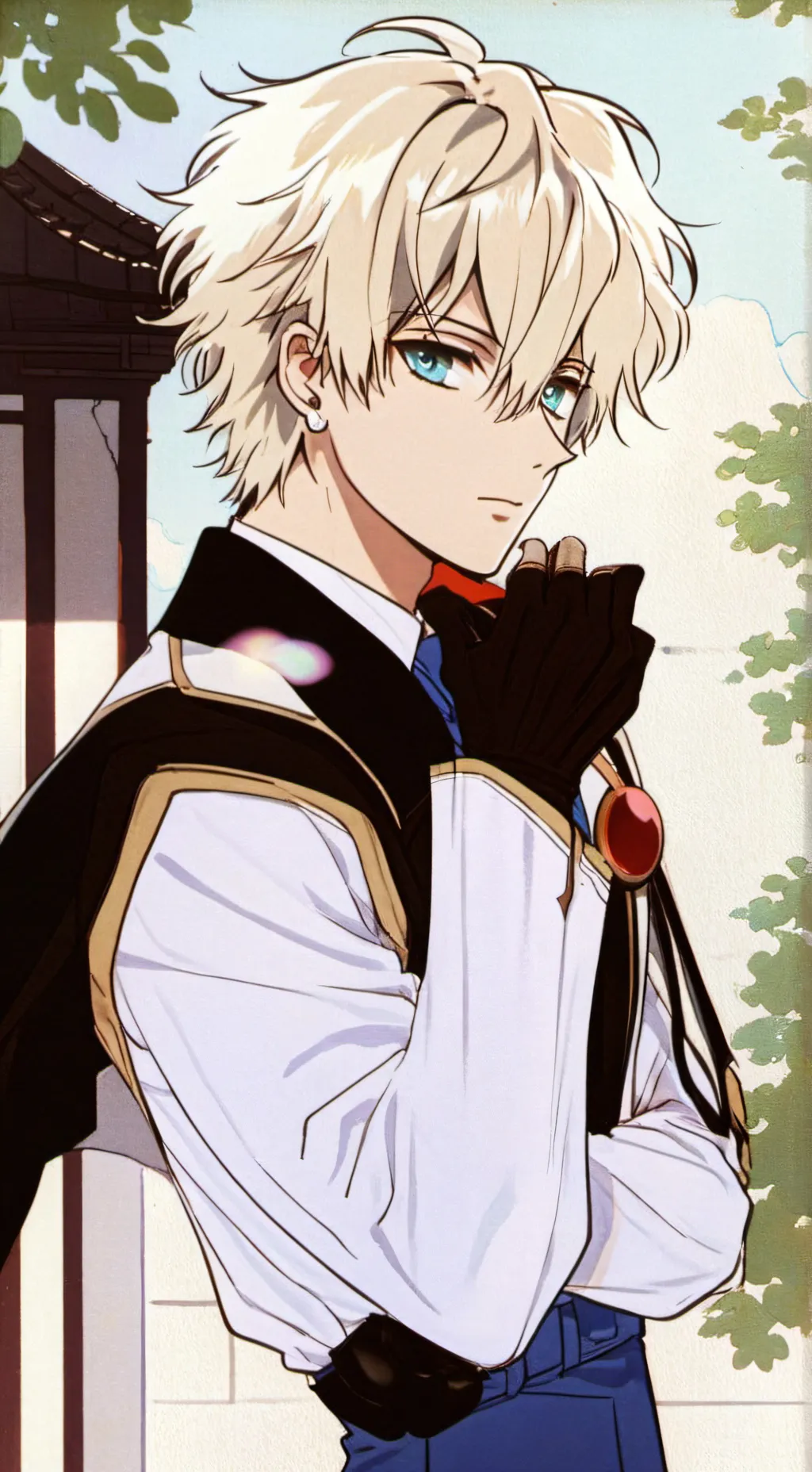 ai character: bakugo  background