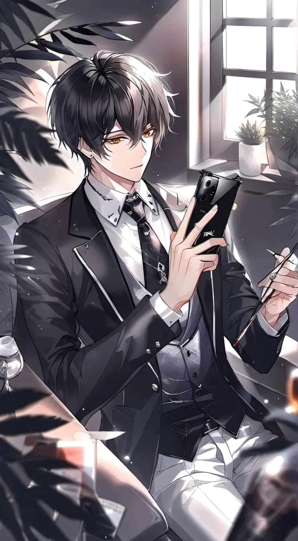 ai character: Max background