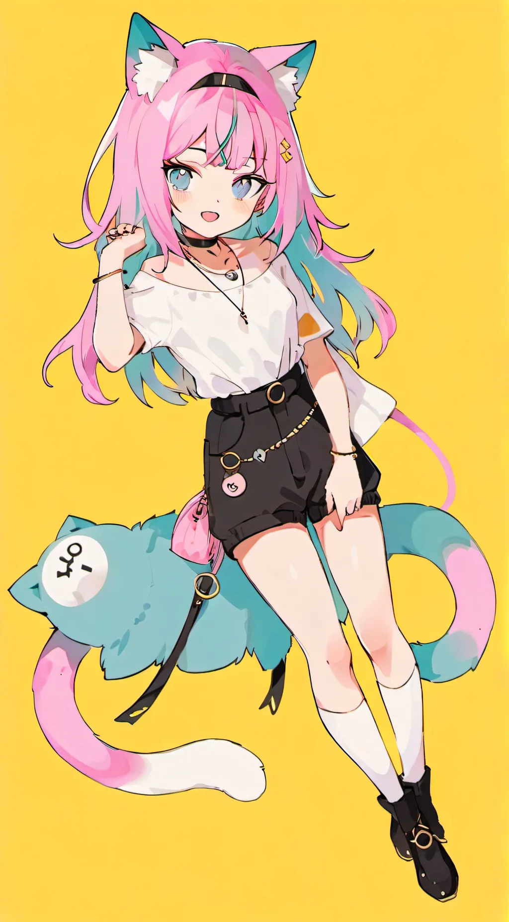 ai character: Yoyo Misty Anne  background