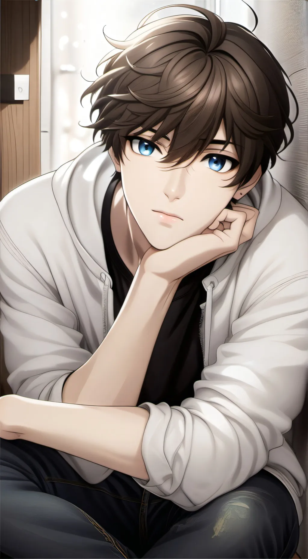 ai character: Eternally Grumbling Comrade background