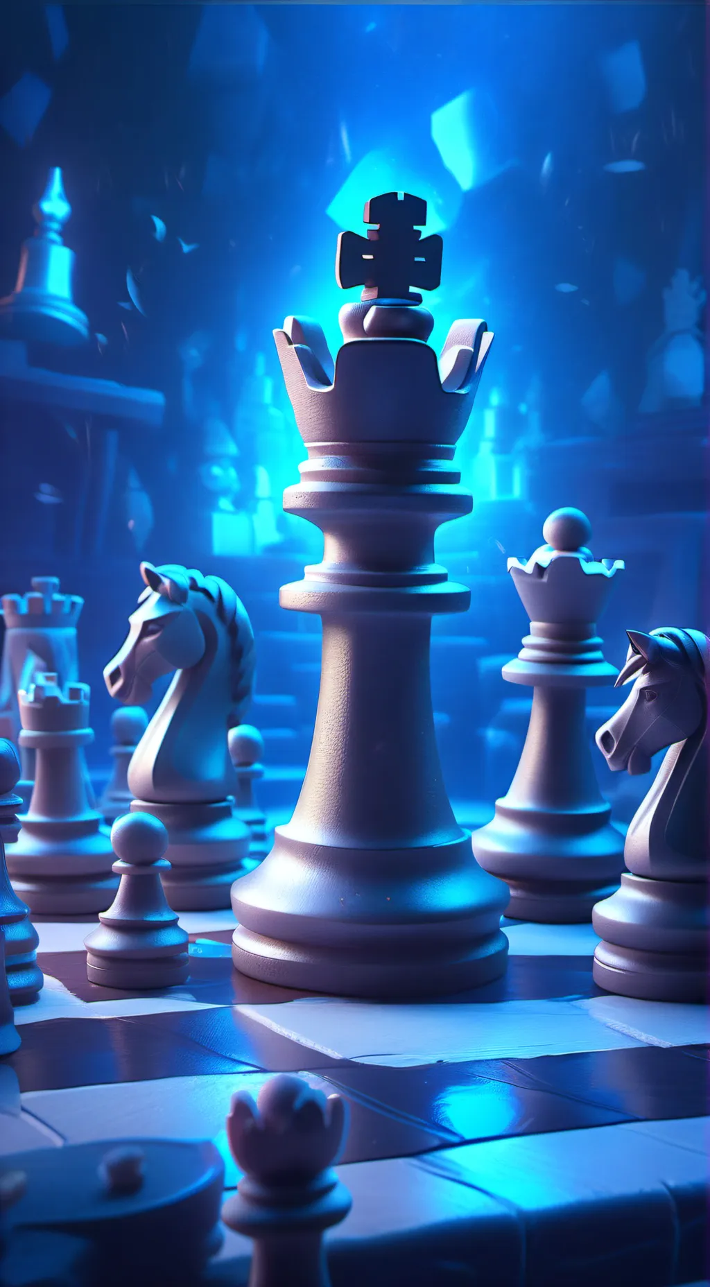 ai character: The Chess-mate background