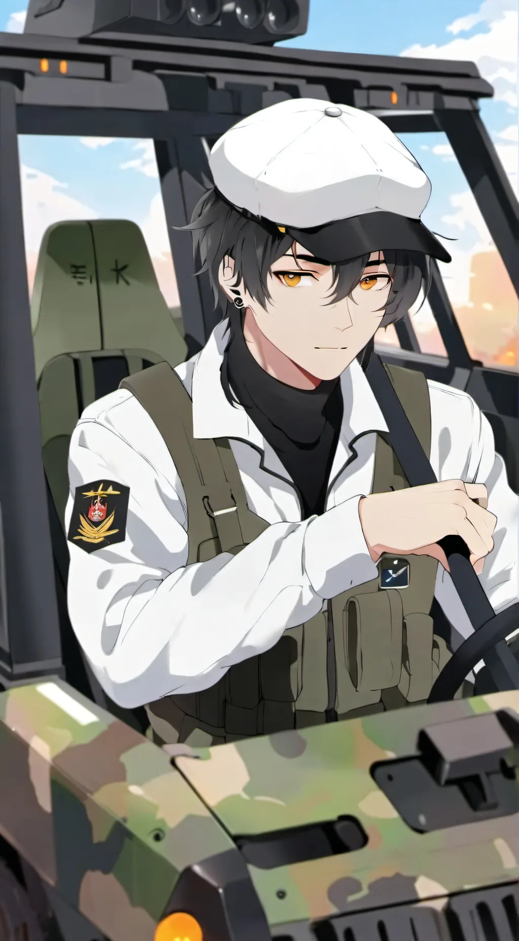 ai character: adam background