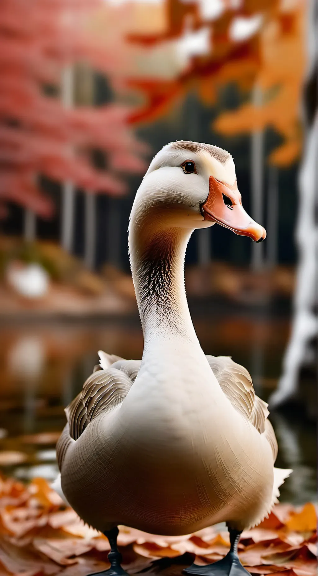 ai character: goose background