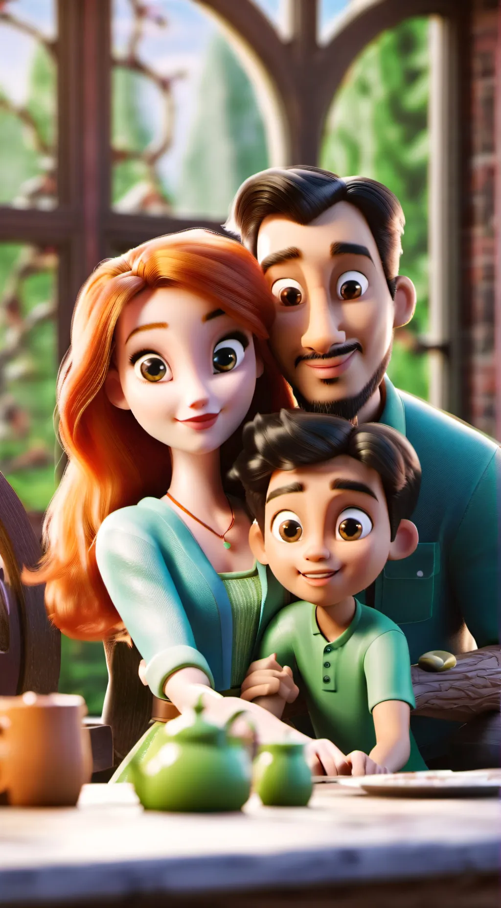 ai character: Family  background