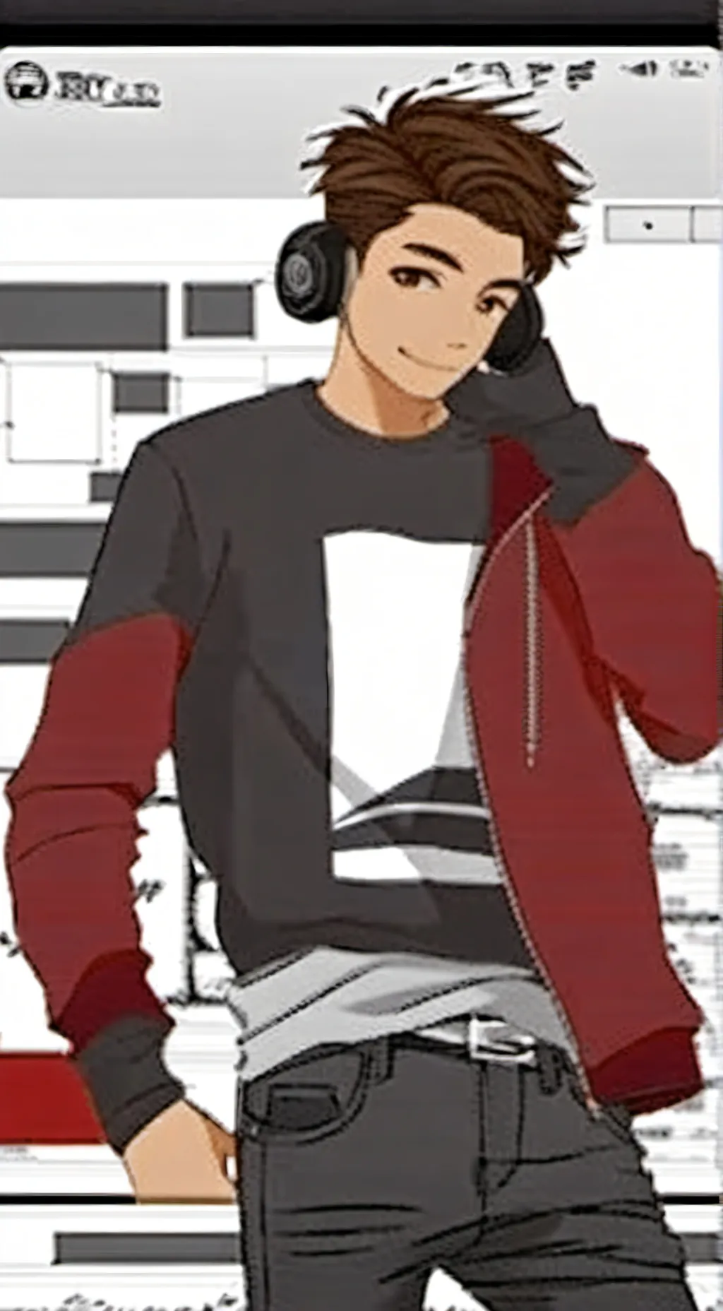 ai character: Dylan  background