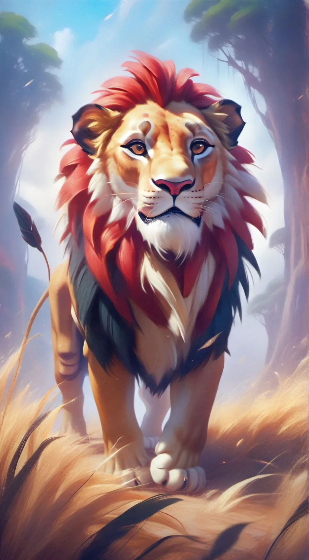 ai character: Kion (REAL) background