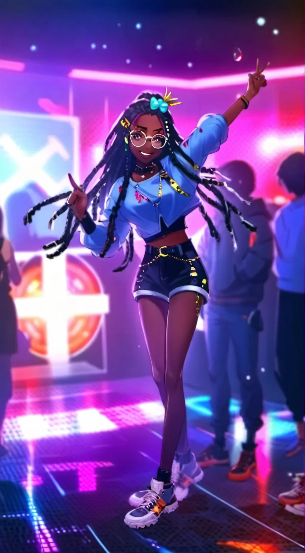 ai character: Emani (LYRIC GUESS background