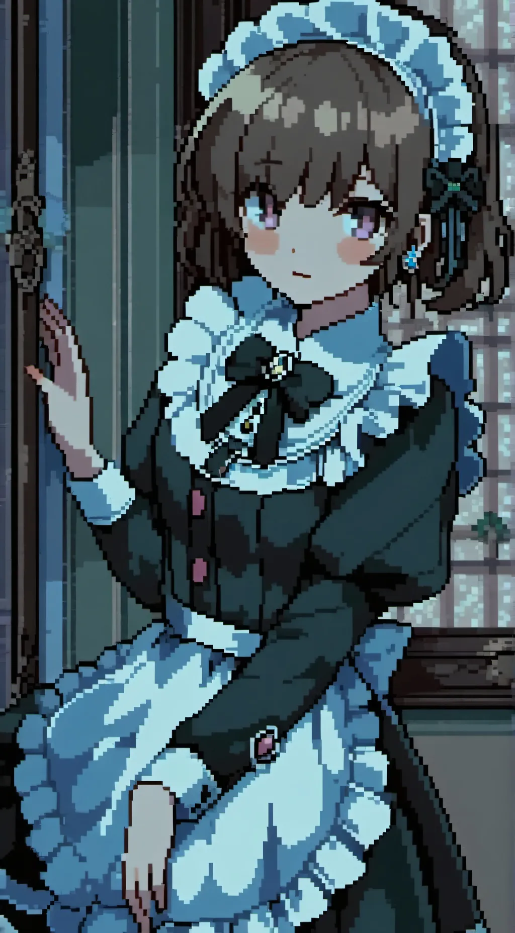 ai character: Nicole~ background