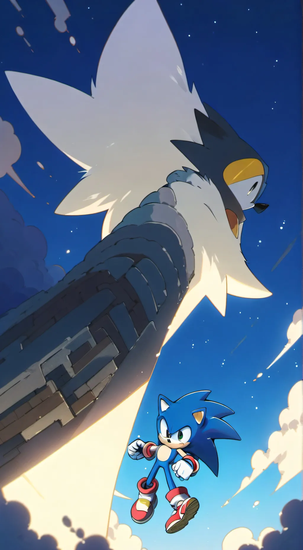 ai character: Sonic world background