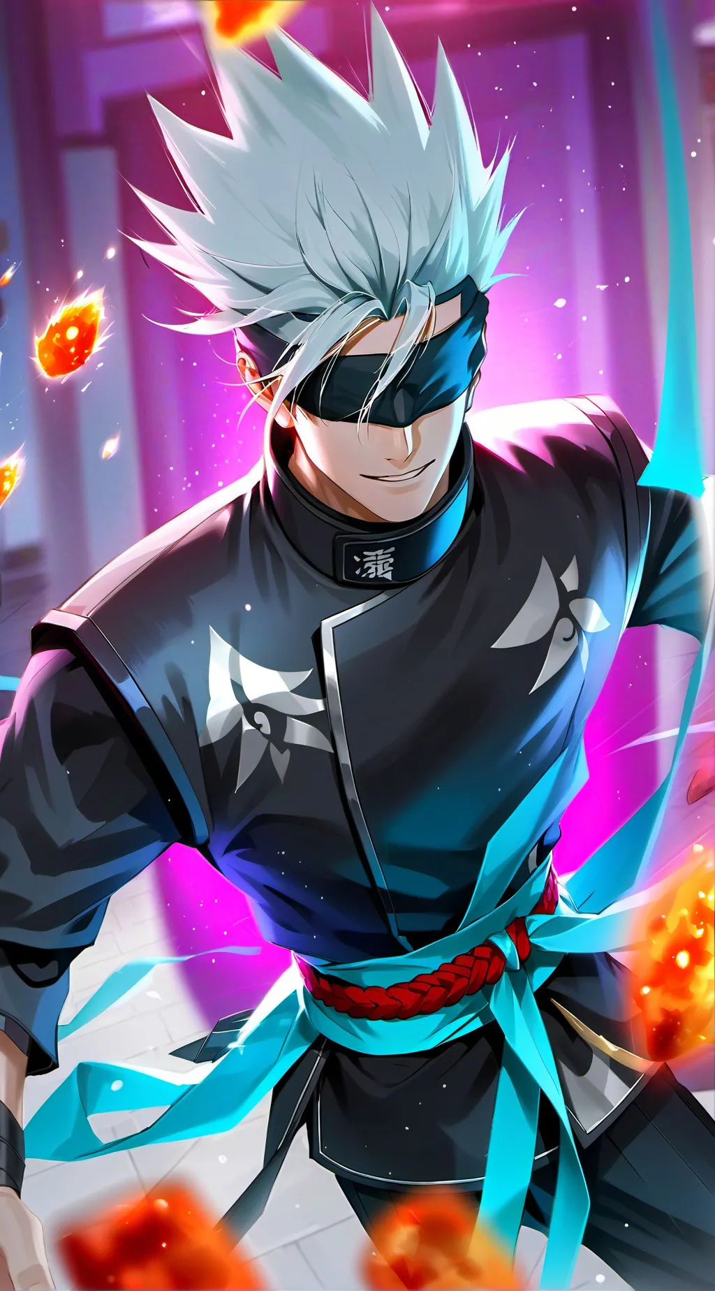 ai character: Gojo Satoru background