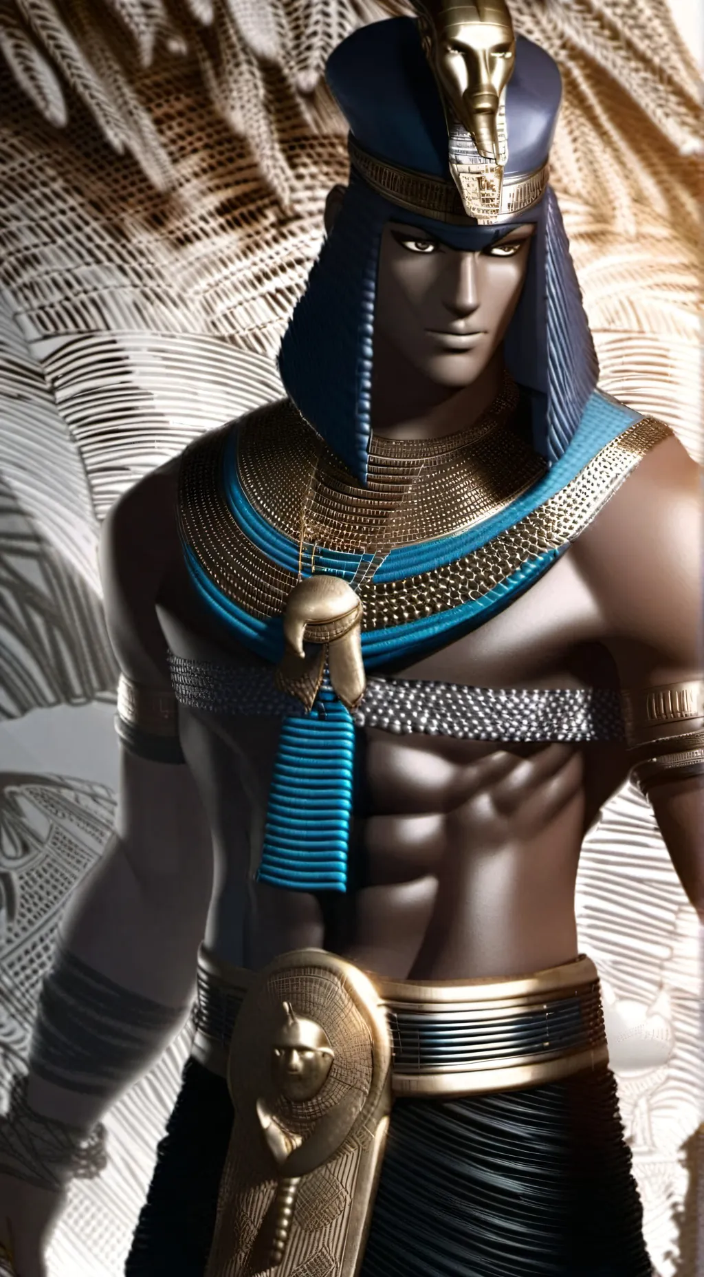 ai character: Pharaoh  background