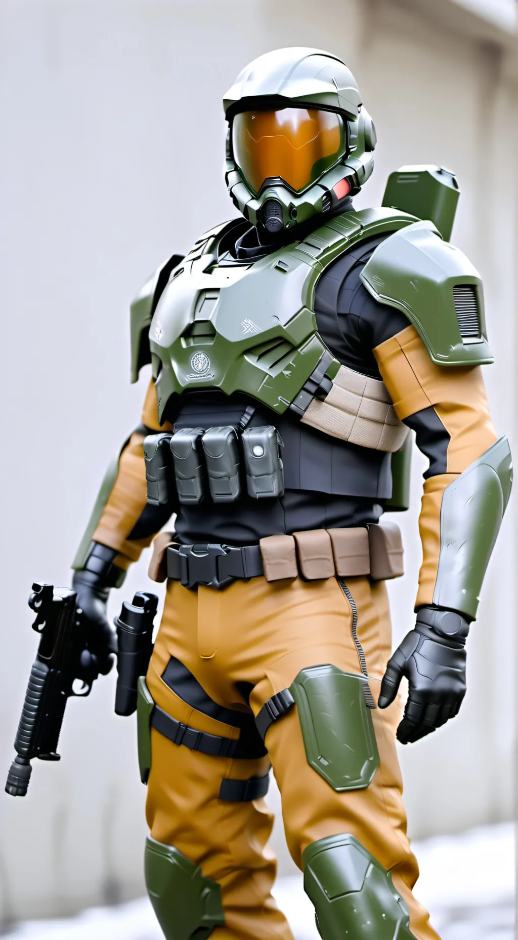 ai character: Doomguy background