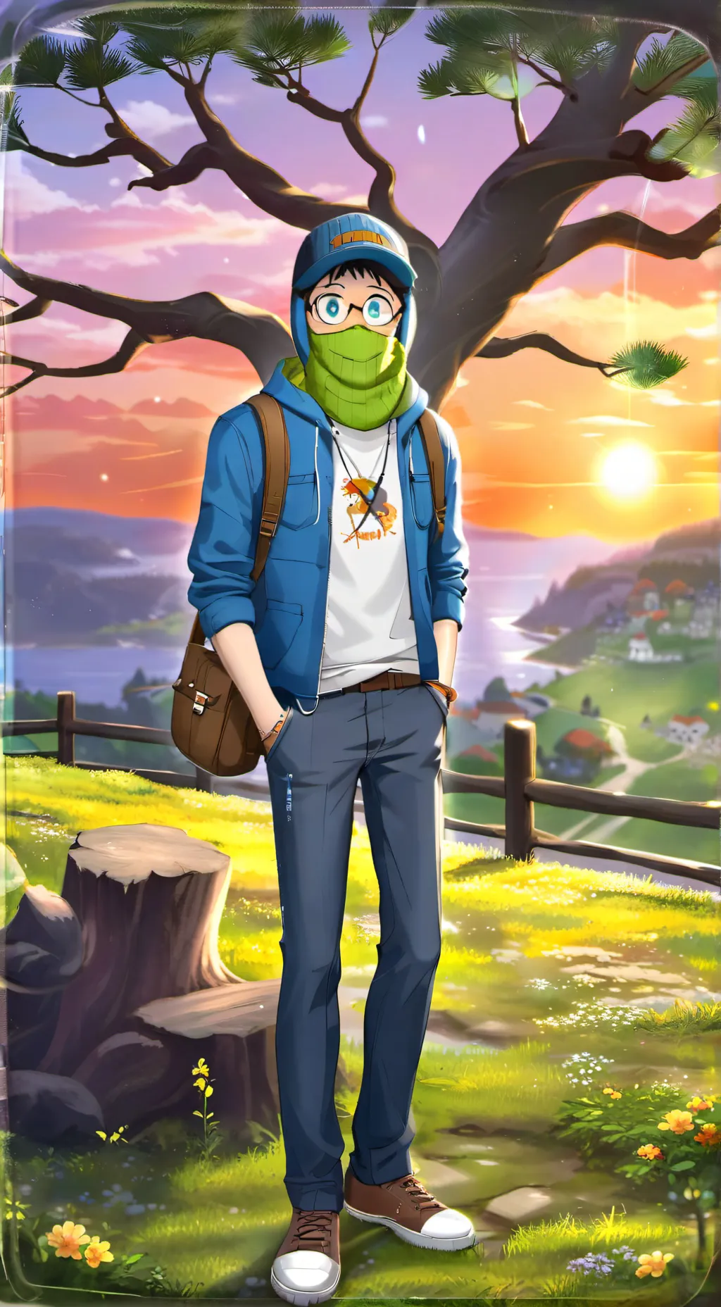 ai character: ruan background