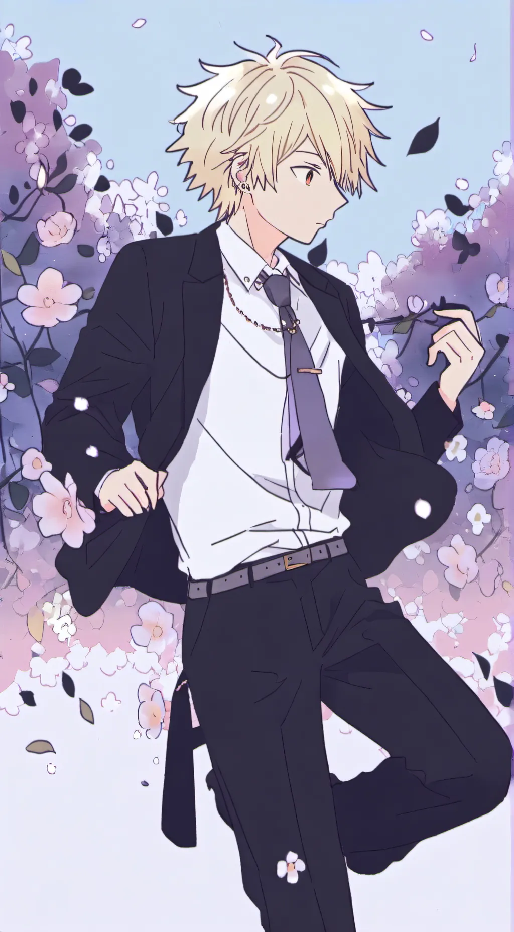 ai character: bakugo ✨✨✨ background