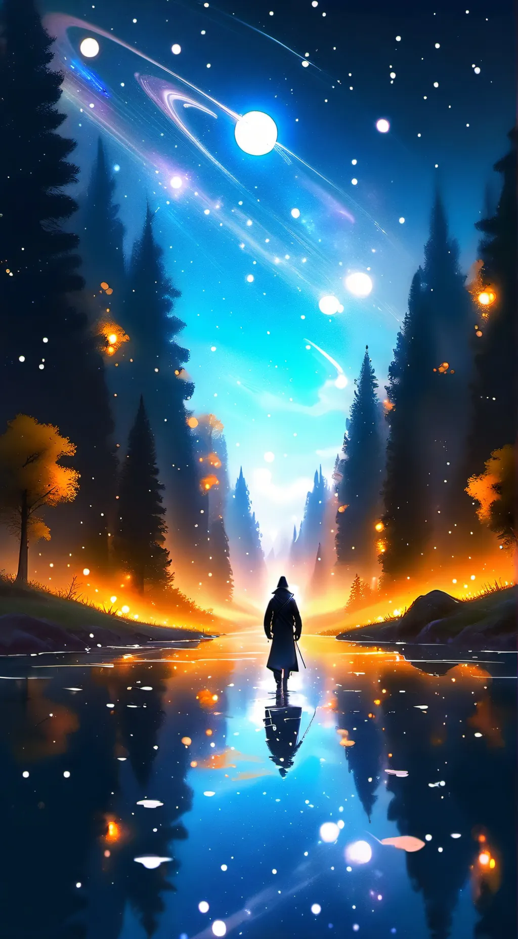 ai character: Astro irl background