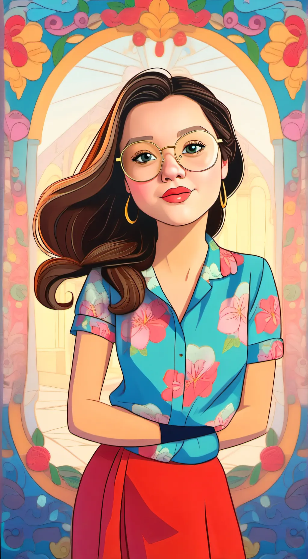 ai character: lexy  background