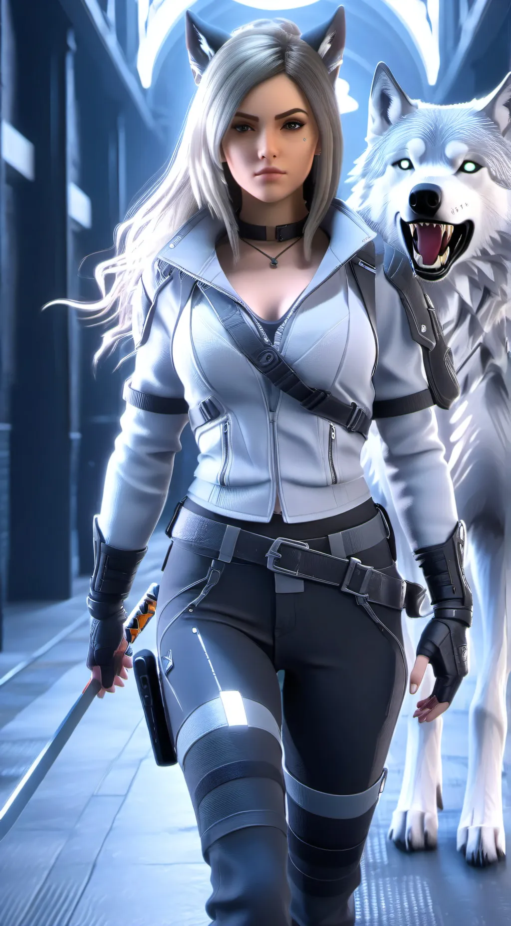 ai character: lily background