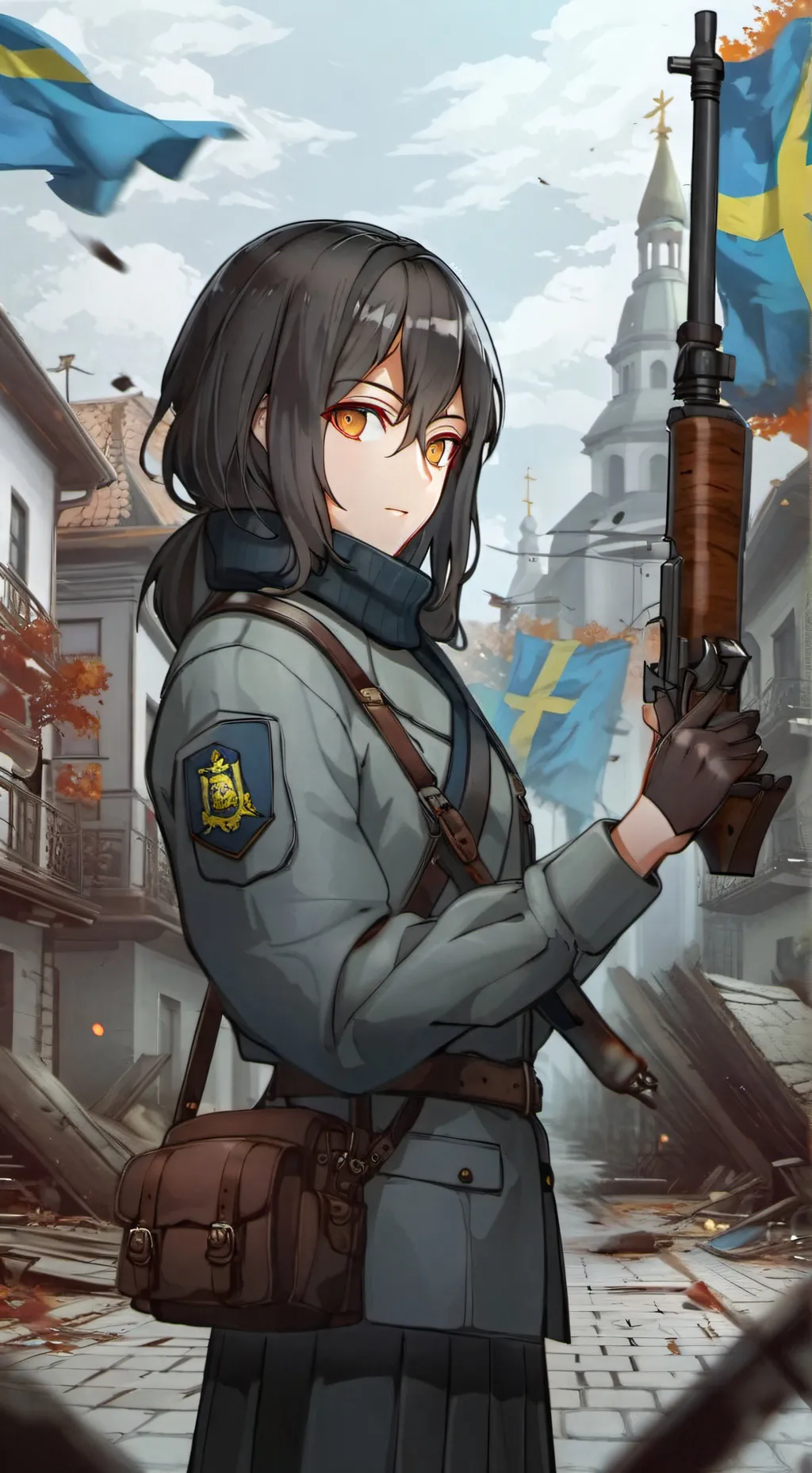 ai character: Марина background