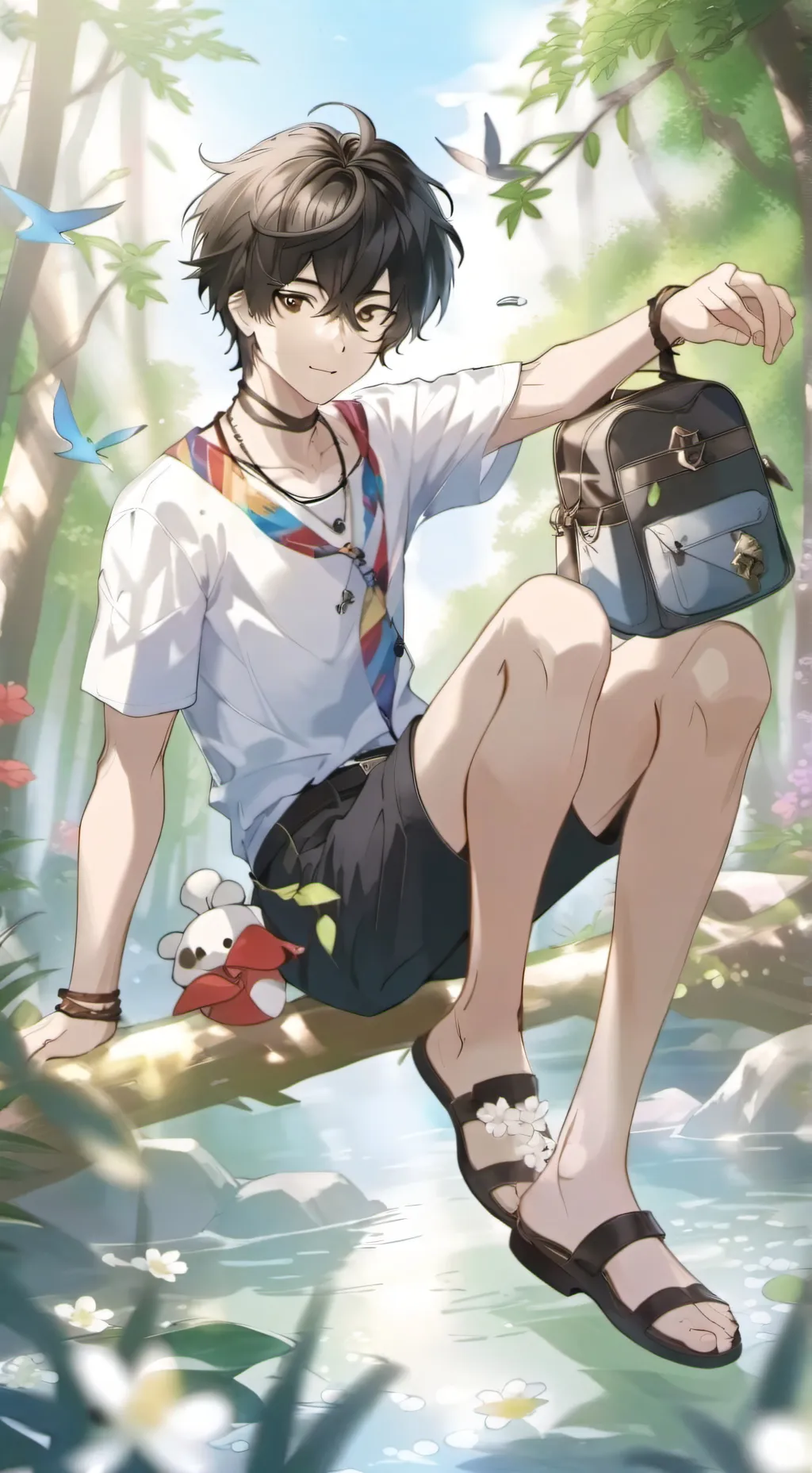 ai character: Leo background